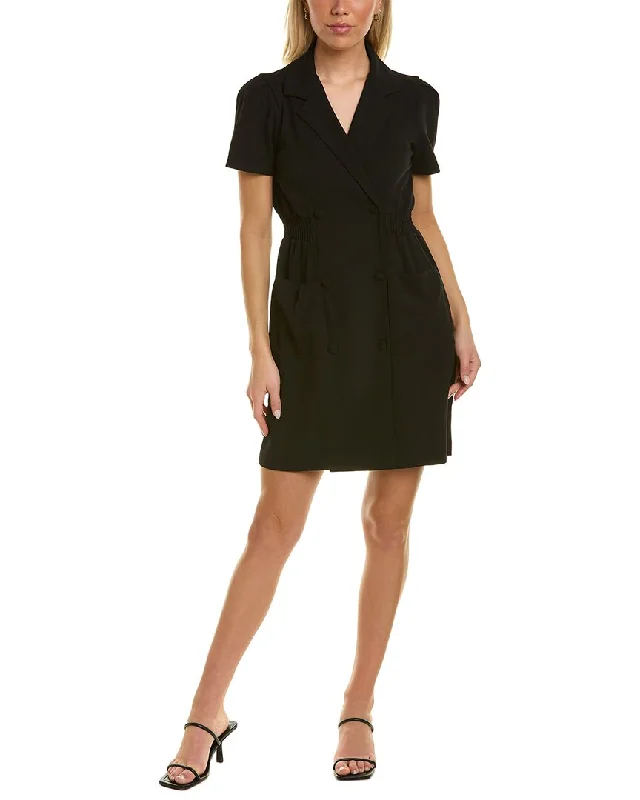 MAISON TARA Scuba Mini Dress Everyday Basics