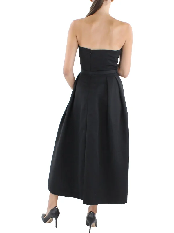 Womens Box Pleat Midi Cocktail and Party Dress The Epitome Of Modern Women's Fashion