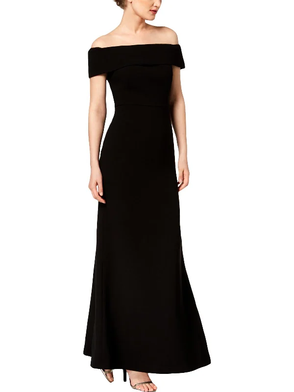 Womens Off-The-Shoulder Formal Evening Dress Chic & Cozy Apparel